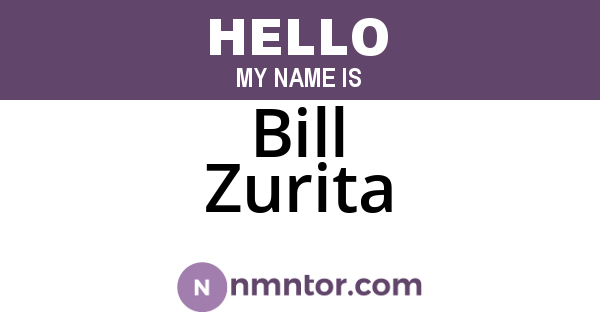 Bill Zurita
