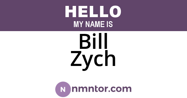 Bill Zych