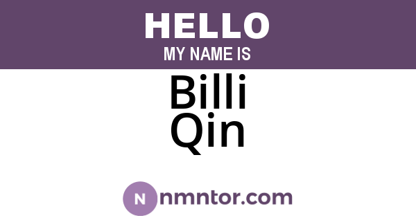 Billi Qin