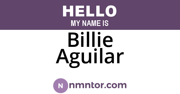 Billie Aguilar