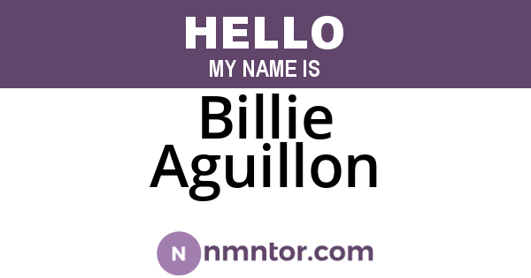 Billie Aguillon