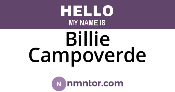 Billie Campoverde