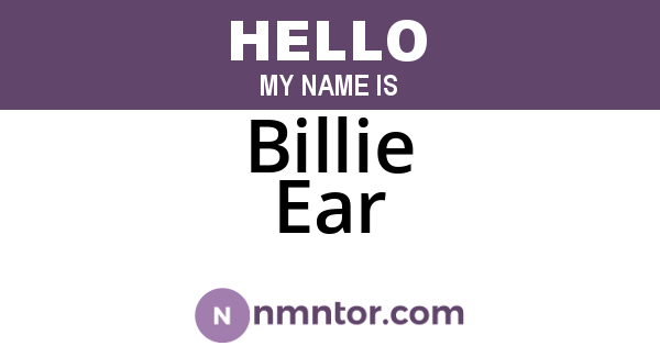 Billie Ear