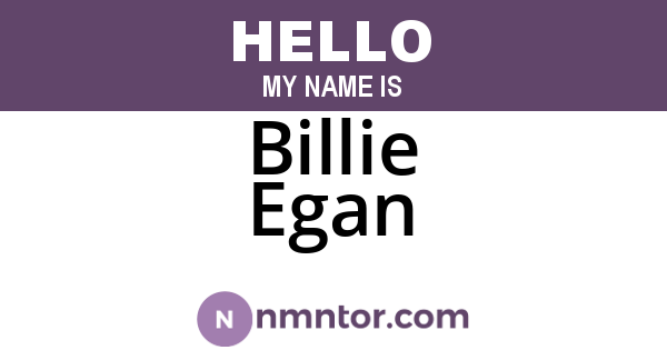 Billie Egan