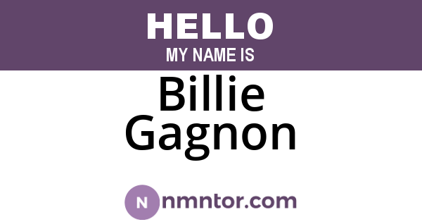 Billie Gagnon