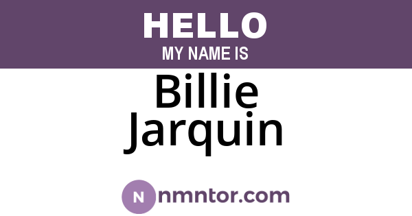 Billie Jarquin
