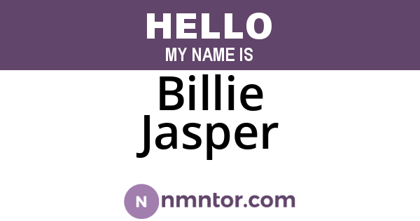 Billie Jasper