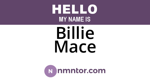 Billie Mace