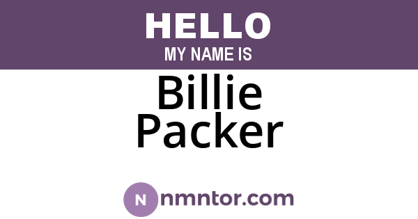 Billie Packer