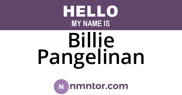 Billie Pangelinan