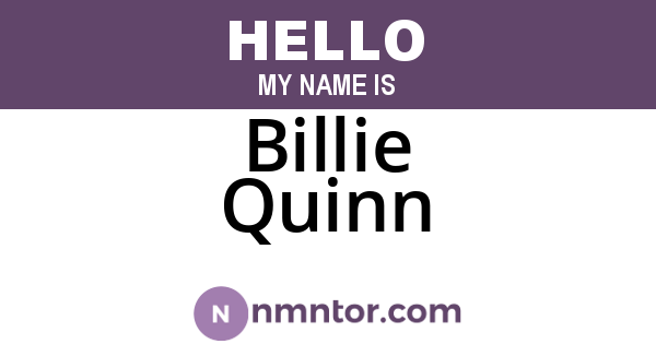 Billie Quinn