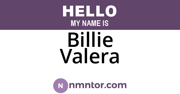 Billie Valera