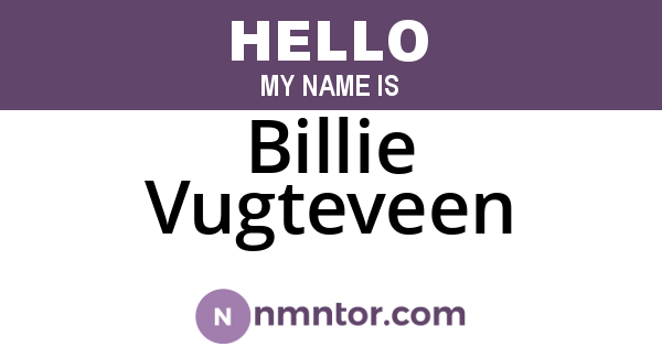 Billie Vugteveen