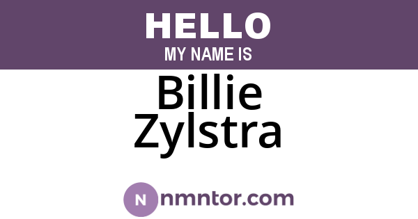 Billie Zylstra