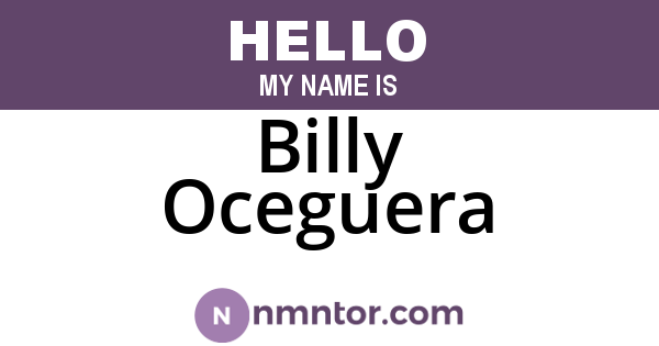Billy Oceguera