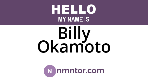 Billy Okamoto