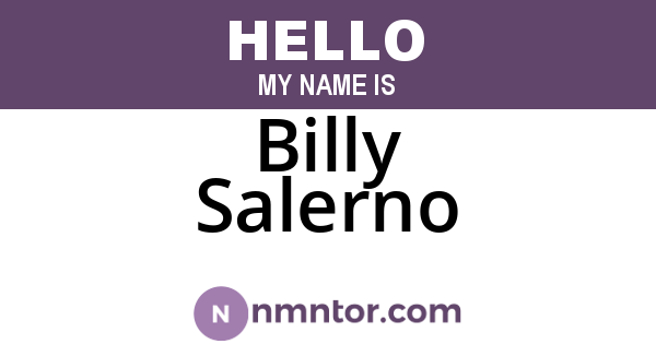 Billy Salerno