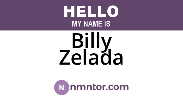 Billy Zelada