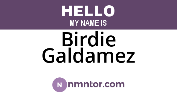 Birdie Galdamez