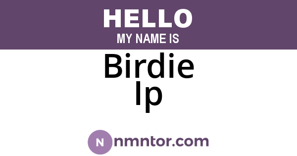 Birdie Ip