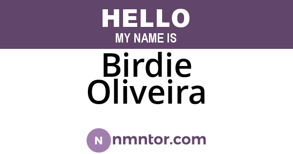 Birdie Oliveira
