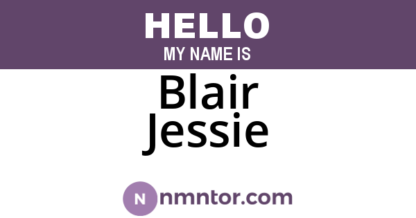 Blair Jessie