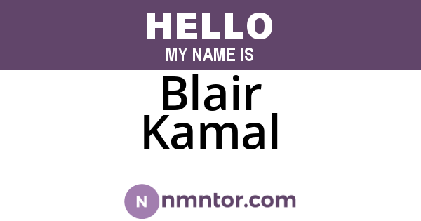 Blair Kamal