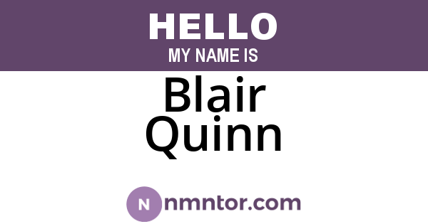 Blair Quinn