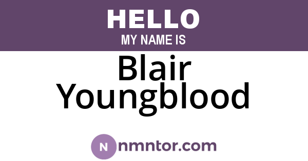 Blair Youngblood