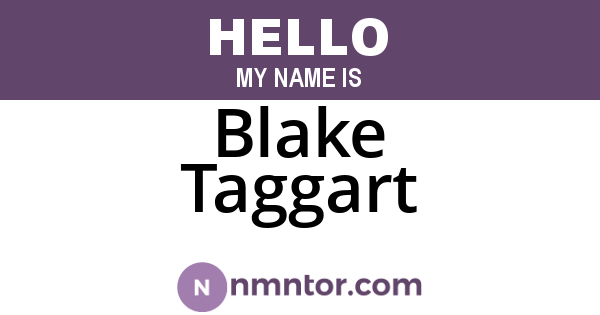 Blake Taggart