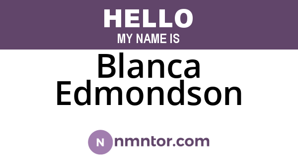 Blanca Edmondson