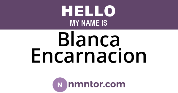 Blanca Encarnacion