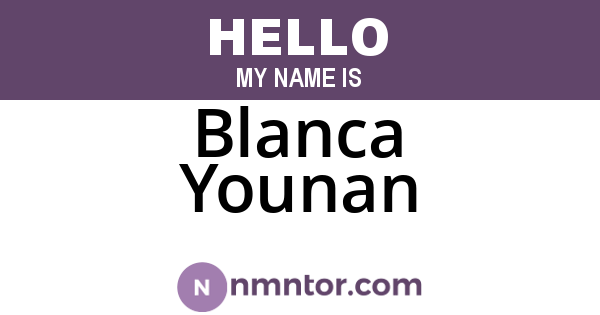 Blanca Younan
