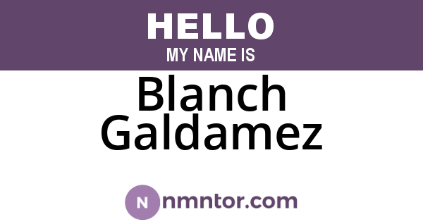 Blanch Galdamez