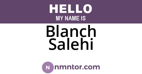 Blanch Salehi