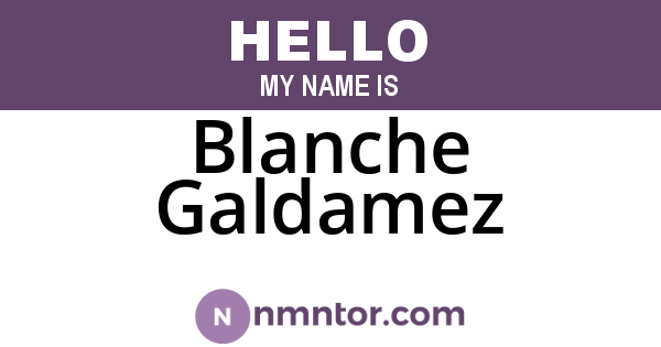 Blanche Galdamez