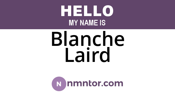 Blanche Laird