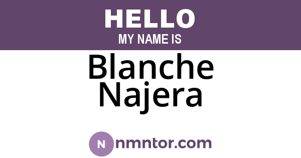 Blanche Najera