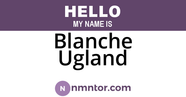 Blanche Ugland