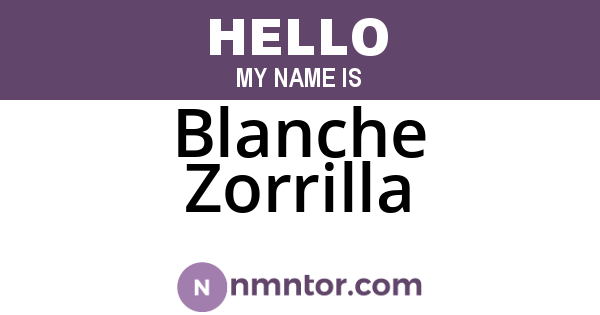 Blanche Zorrilla