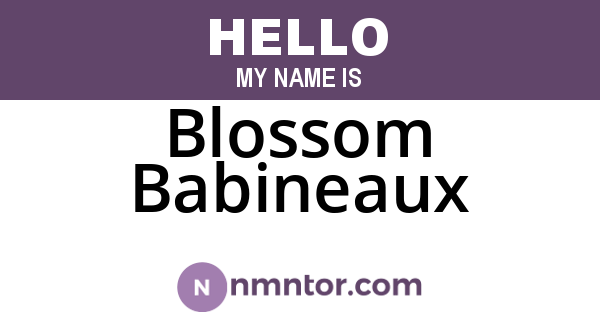 Blossom Babineaux