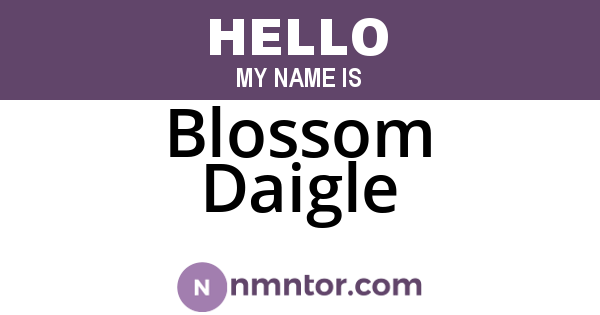 Blossom Daigle