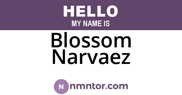Blossom Narvaez