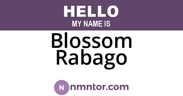 Blossom Rabago