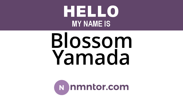 Blossom Yamada
