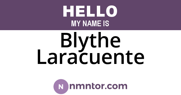 Blythe Laracuente