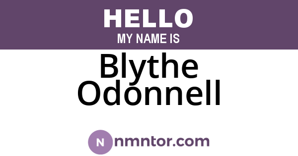 Blythe Odonnell