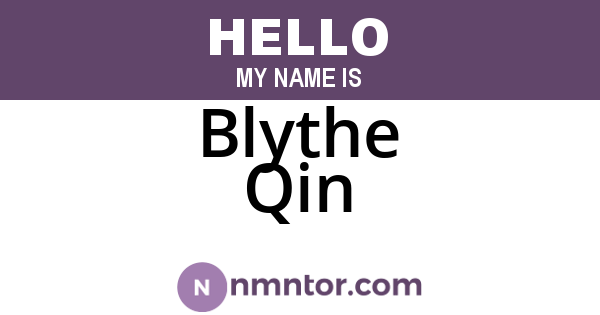 Blythe Qin