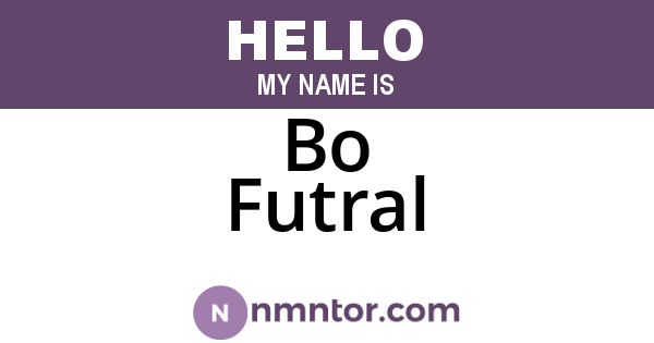 Bo Futral