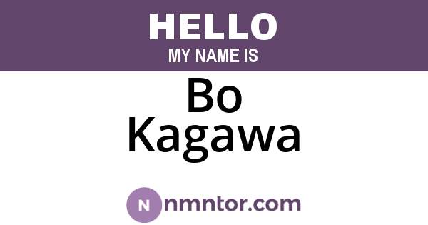 Bo Kagawa